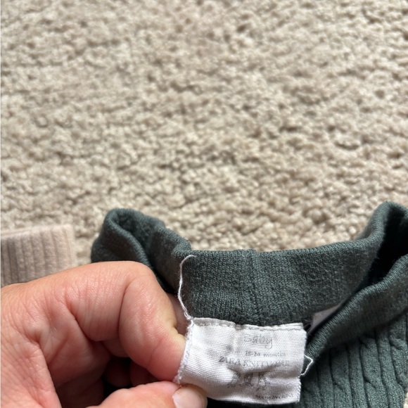 Cozy Kids Ribbed and Cable Knit Leggings Set - Picture 2 of 3